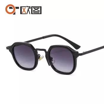Literary And Fresh Box Metal Pc Mixed Sunglasses Men And Women Punk Sunglasses