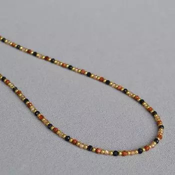 Литература и искусство, Простой и элегантный, Цветные блоки, Золотой песок, Синий песчаник, Бусины, Простой темперамент, Легкое роскошное ожерелье, Цепочка на ключицу