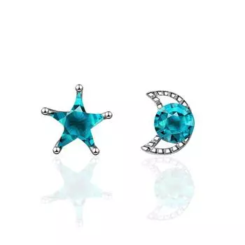 Литературные серьги-звезды для женщин, модные серьги-гвоздики в форме звезды, элегантные украшения для банкета, праздничные подарки для подруг