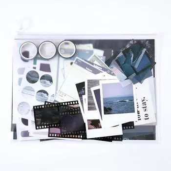 Литературный альбом серии, лента, наклейка, материал, набор бумаги, скрапбукинг, пуля, журнал, декоративные наклейки style1