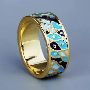 Литературный и ретро экзотический этнический стиль женское кольцо ручной работы клей изысканные модные красочные эмалевые кольца No. 6