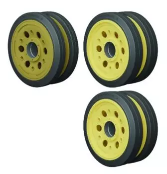 Lithocraft WW2 German Panzer III StuG III spare wheels 75mm 95mm width Pattern C Plastic model parts LK350046 1/35 & & (6 pieces) (Tank)