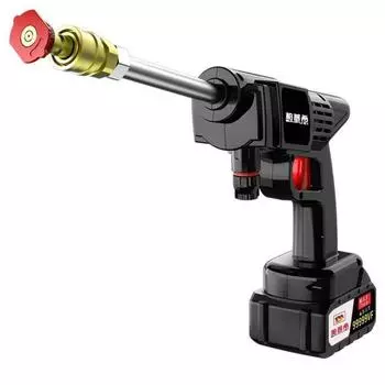 Литиевая электрическая машина для мойки автомобилей, Водяной пистолет, Портативная беспроводная машина для мойки автомобилей, Бытовая перезаряжаемая чистящая щетка, Водяной пистолет высокого давления