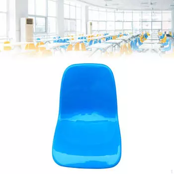 Литое пластиковое сиденье-ковш для кафе, простая в установке замена для ресторанов, коммерческих блюд жёлтый