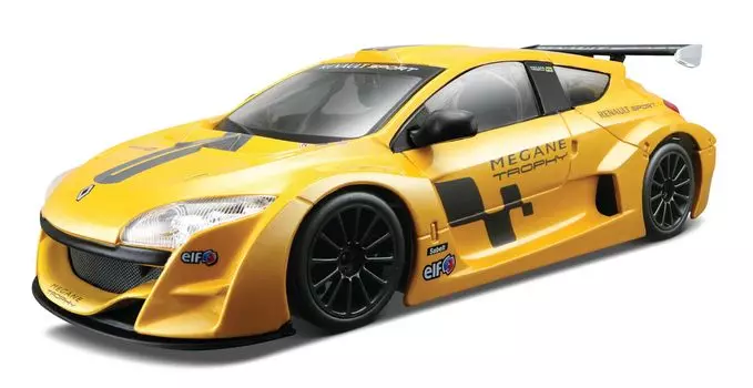Литой автомобиль Renault Megane Trophy Yellow 1/24 (пункт) жёлтый