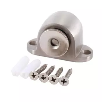 Литой цинковый сплав цинка, цинковый сплав, напольный дверной стопор, дверной стопор, магнитные дверные держатели серебряный