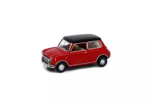 Литой красный автомобиль Tiny City Mini Cooper 1/50