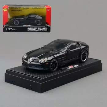Литой металлический автомобиль Mercedes-Benz с световыми и звуковыми эффектами для подарка, демонстрации и