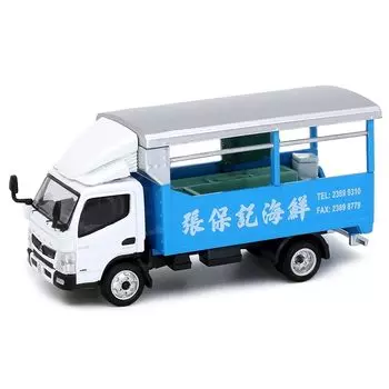 Литой мини-автомобиль для перевозки морепродуктов Tiny City 1/76 Mitsubishi Fuso Canter