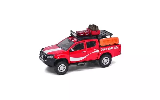 Литой мини-автомобиль Tiny City Isuzu 1/64 D-MAX Coca-Cola