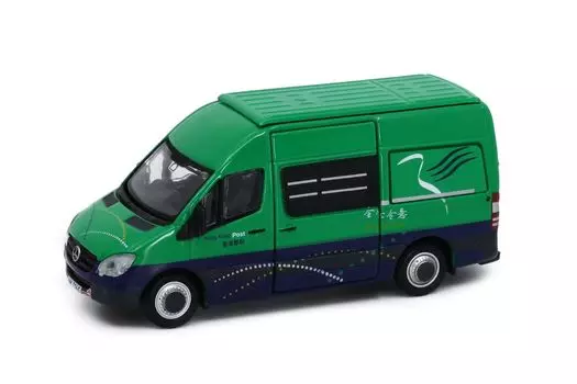 Литой мини-автомобиль Tiny City Mercedes Benz Sprinter Hong Kong Post 1/76 № 27 (АМ3265)