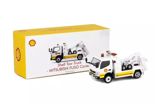 Литой мини-автомобиль Tiny City Mitsubishi Fuso Canter Tow Truck Shell 1/64