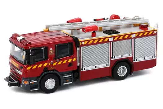 Литой мини-автомобиль Tiny City Scania Hong Kong Fire Department Pump Truck Fire Vehicle 1/76 (Ф470) №197