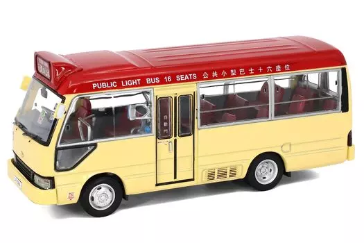 Литой мини-автомобиль Tiny City Toyota Coaster Mini Car 1/43 (Юэнь Лонг)