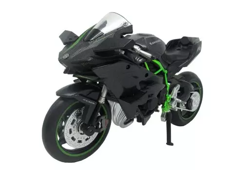 Литой мотоцикл DOYUSHA Kawasaki Ninja H2R черный готовый продукт 1/12