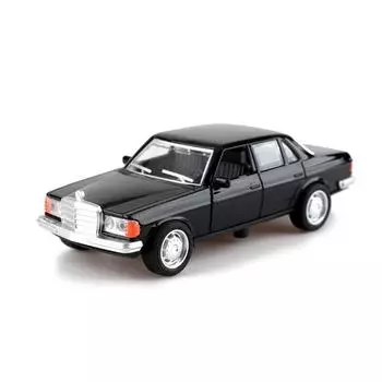 Литой под давлением автомобиль Benz 1981 года выпуска, модель 280E, в масштабе 1:36, с открывающимися дверцами и механизмом обратного хода. 1/36-Size:13*5*4cm чёрный