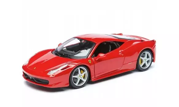 Литой под давлением автомобиль Burago Ferrari Mini Car Ferrari 458 ITALIA 1/24 (красный) [Элемент] красный