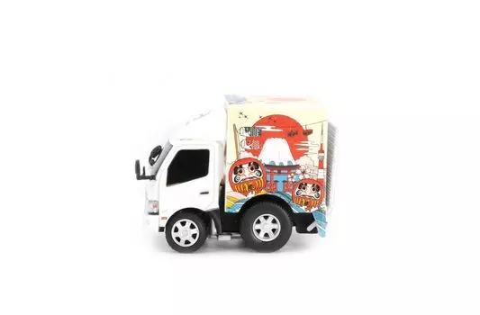 Литой под давлением мини-автомобиль Tiny Memory TinyQ Hino 300 DARUMA (Япония Лимитед)