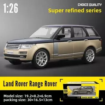 Литой под давлением сплав Модель автомобиля Range Rover Sport с инерционным управлением для подарка детям Champagne