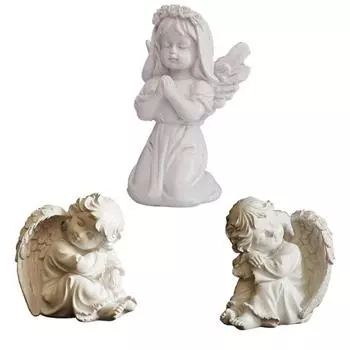 Little Angel Peaceful Prayer Resin Crafts Winged Angel Statue Garden Sculpture Desktop Ornaments 4