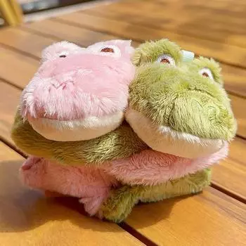 Little Animal Crocodile Hugging Couple Friend Plush Keychain Pendant Backpack StyleA