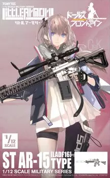 Little Armory LADF16 Куклы Frontline ST Тип Пластиковая Модель 317081 AR-15 чёрный