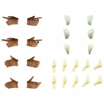 Little Armory LAOP09 Sosai Girls Garden Tactical перчатки коричневые пластиковые детали модели 322955