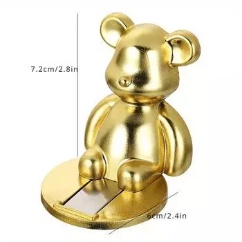 Little Bear Floor Anti Collision Door Rear Присоска Сильный Магнитный Клей Роскошный Простой Деревянный Дверной Блокиратор Без Пробивки