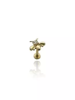 Little Bee Tragus Earring 14 Carat Gold