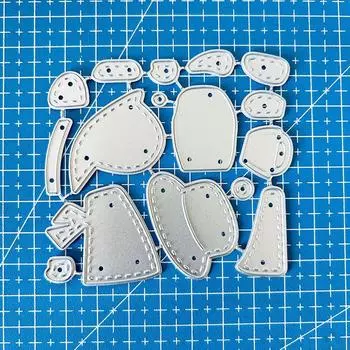 Little Children Metal Cutting Dies Embossing Stencils For DIY Photo Album Decor Greeting Paper Card Making Crafts dies