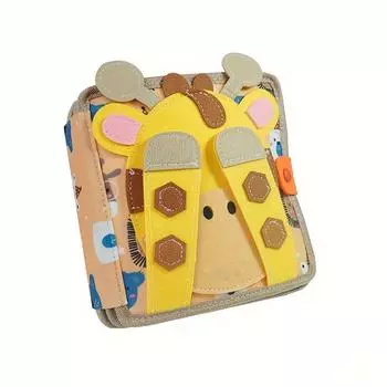 Little Deer Book Quiet Book Early Education Enlightenment Baby Cloth Book Toy One Size