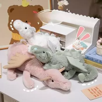 Little Feilong Doll Doll Sleeping Pillow for Girls Bed Rag Doll Dinosaur Plush Toy Birthday Gift 50cm