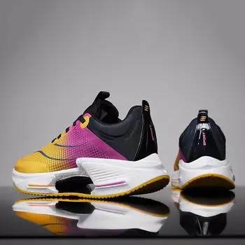 Little Jueying 3 Running Shoes Men s Lightweight Shock Absorption Professional Racing Mesh Running Shoes Boys Carbon Board Sneakers Autumn 36