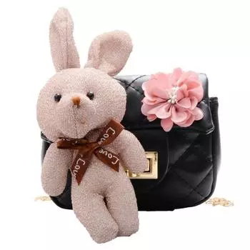 Little Lingge Chain Rabbit Crossbody Bag Girl Casual Bag For Activities Outdoor