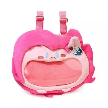 Little My Pony Pinkie Pie Theme Backpack Outdoor Leisure Transparent Itabag