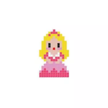 Little Store Little Block 10mm Deform Block Package Mini Princess Aurora, mixed colors, Korean popular toys