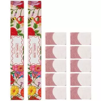 Little Sweet Bath Натуральная бомбочка для ванны с пеной для ванны 5 шт. 150 г, Love Rose 1+1