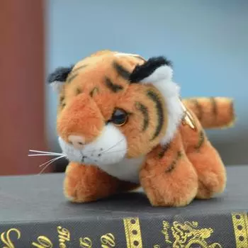 Little Tiger Pendant Cute Three-Inch Plush Toy Doll Cute Tiger Rag Doll Grab Machine Doll about 10cm pendant