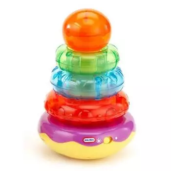 Little Tikes светящаяся и музыкальная игрушка-кольцо для младенцев и малышей, разноцветная, 1 шт., корейские детские товары