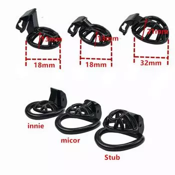 Little Turtle Positive and Negative Electrode Chastity Lock Mini Abstinence Lu Master Slave Toilet Slave Training Sex Toys White Negative Electrode