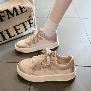 Little White Shoes Children s 2025 New Popular Board Shoes Spring and Summer Xiaoxiangfeng Thick-soled Casual Versatile Bread Shoes Advanced Sense 35