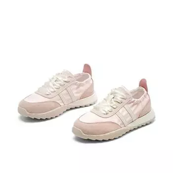 Little white shoes children s spring new summer with skirts versatile students thin breathable board shoes 35 розовый