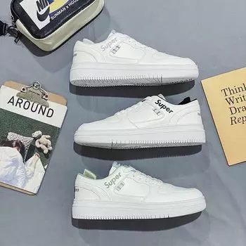 Little white shoes men s shoes autumn versatile breathable sports versatile trend board shoes boys trendy shoes casual shoes men s 39