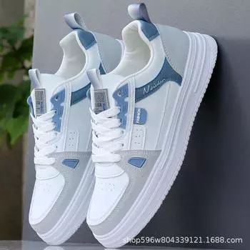 Little white shoes men s shoes spring and summer trendy shoes men s 2024 new men s sports and leisure shoes versatile board shoes waterproof shoes 39