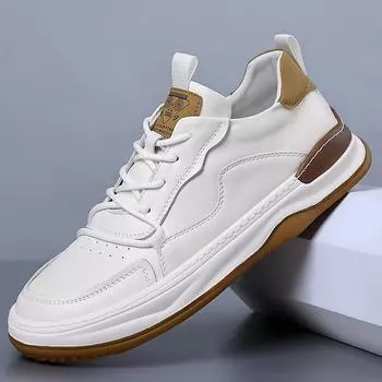 Little white shoes men s spring and summer men s shoes hollow breathable soft-soled sports shoes trendy young men s casual shoes 38