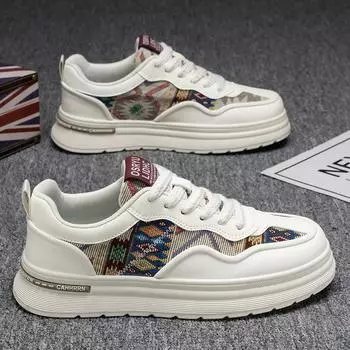 Little White Shoes Student Casual Board Shoes Men s Platform Versatile Men s Shoes Spring Summer 2025 Sports Trend Shoes Teenagers 39