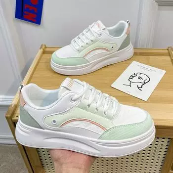 Little White Shoes Versatile High Street Shoes Women S Tide Campus Wind Board Shoes Soft-Soled Women S Shoes 39