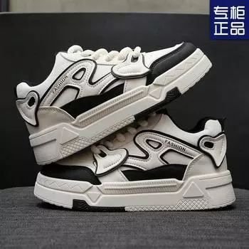 Little white shoes with skirt design sense niche 2024 new popular spring sports and leisure women s shoes round head board shoes women 35