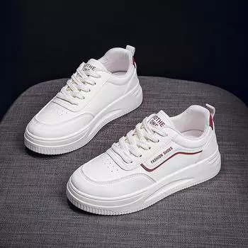 Little white shoes women s 2024 autumn new breathable ins Korean version versatile student sports and leisure board shoes trendy shoes 8601 35