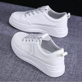 Little white shoes women s 2024 new summer thin girls versatile sports platform mesh shoes breathable mesh casual shoes 40
